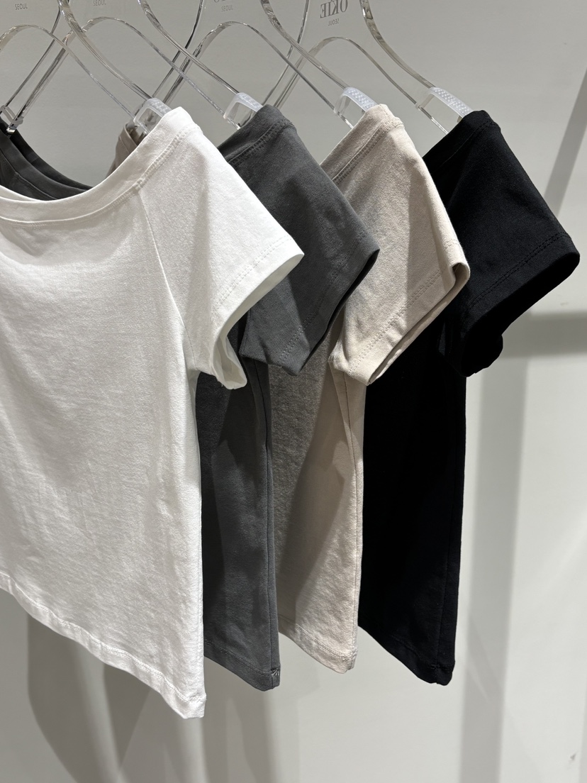 OKIE韓國代購女裝新品職業時尚休閑人氣熱賣推薦26春夏T恤OKIET恤