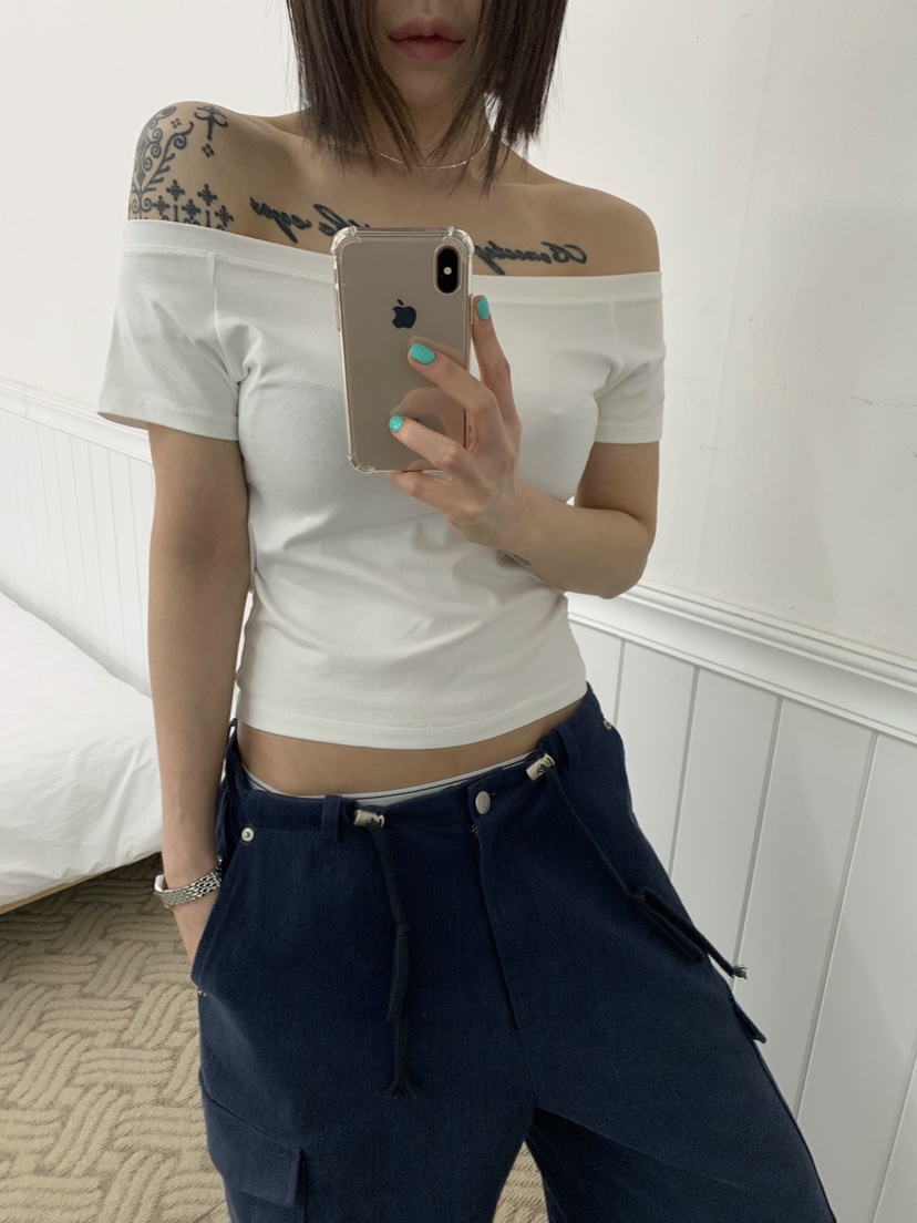 OKIE韓國代購女裝新品職業時尚休閑人氣熱賣推薦26春夏T恤OKIET恤圖色1