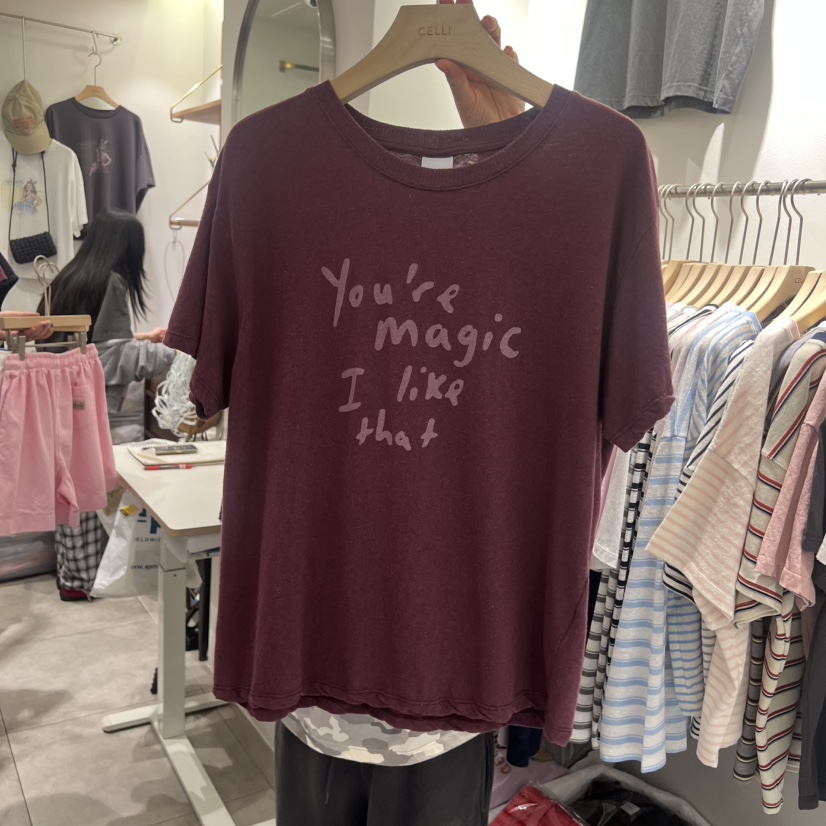 CELLI韓國直郵實拍女裝新品職業推薦時尚休閑熱賣26春夏T恤CELLIT恤圖色3