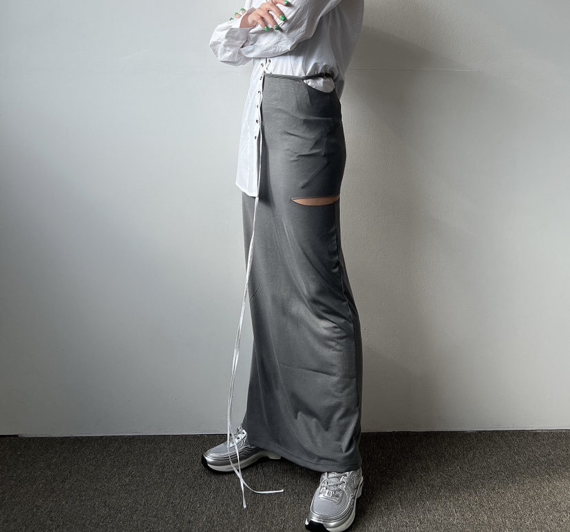 GATELESS韓國東大門代購女裝新品推薦熱賣26春夏時尚長裙GATELESS長裙