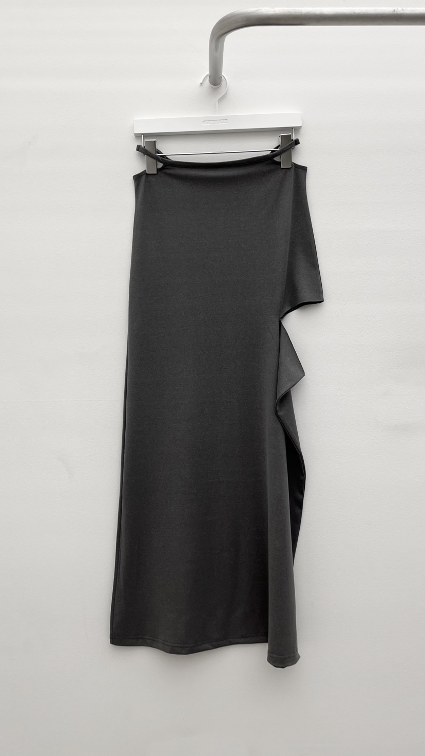 GATELESS韓國東大門代購女裝新品推薦熱賣26春夏時尚長裙GATELESS長裙圖色1灰色