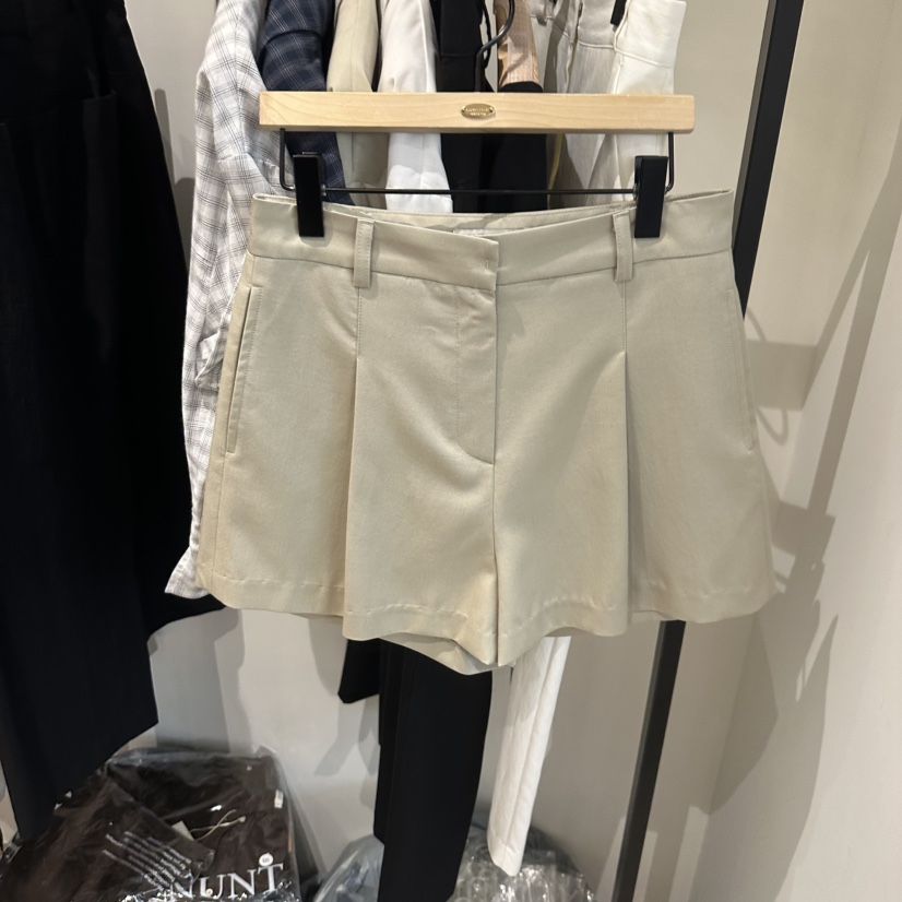 aube nunt韓國代購女士新品休閑推薦時尚職業熱賣26春夏短褲aube nunt短褲圖色3