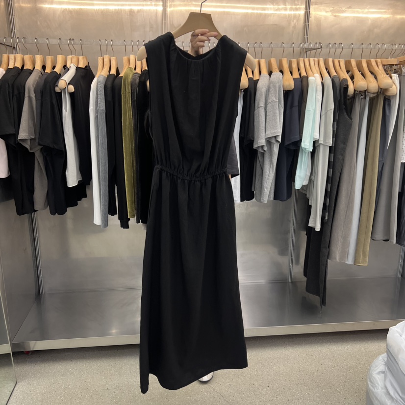 ESSENCE韓國代購女裝新品人氣職業時尚推薦26春夏連衣裙亞麻布ESSENCE連衣裙圖色1