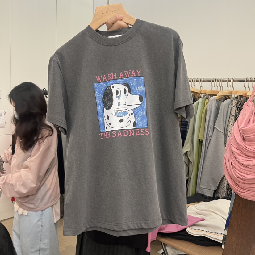 DOHWAJI韓國東大門代購女士新款職業休閑時尚推薦人氣T恤DOHWAJIT恤圖色1