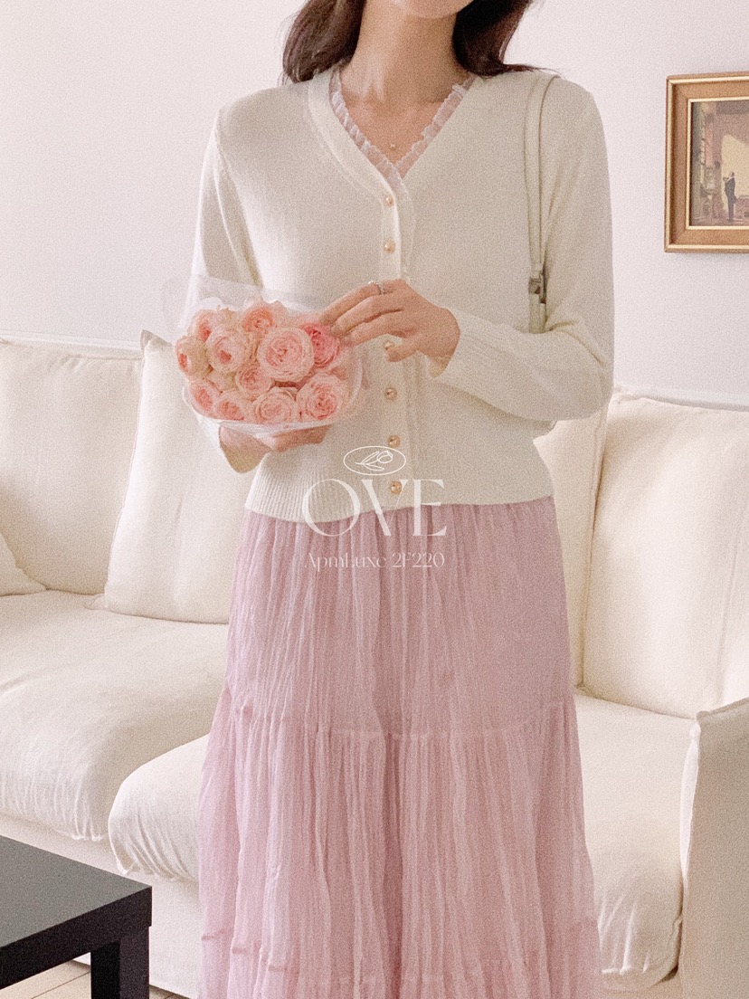 OVE韓國直郵女士新品休閑推薦職業時尚26春夏熱賣人氣長裙OVE長裙