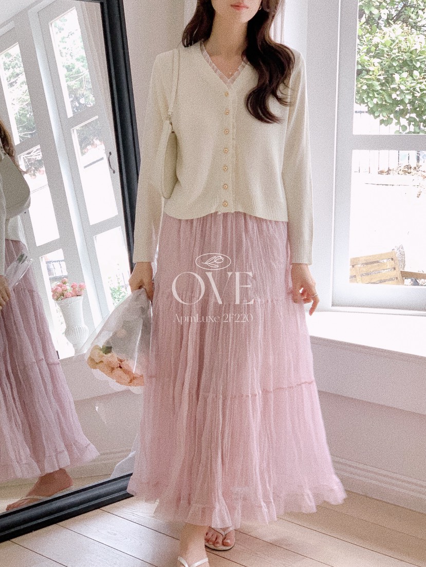 OVE韓國直郵女士新品休閑推薦職業時尚26春夏熱賣人氣長裙OVE長裙