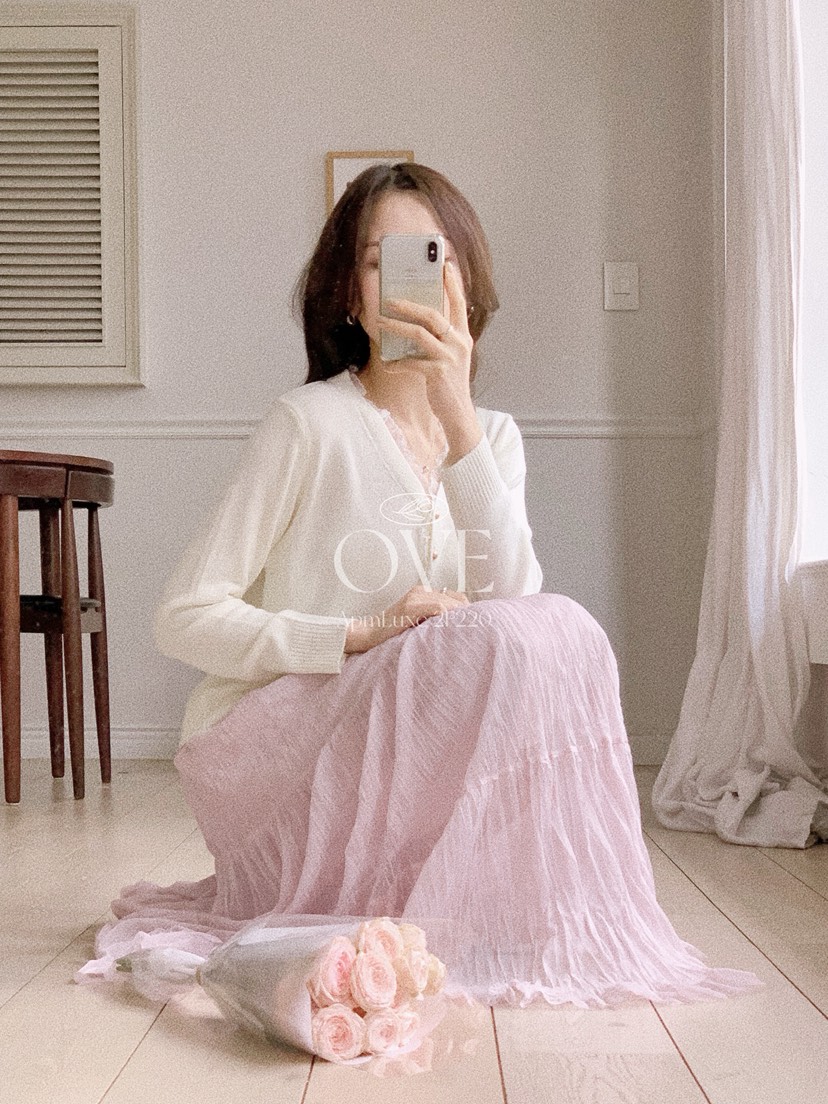 OVE韓國直郵女士新品休閑推薦職業時尚26春夏熱賣人氣長裙OVE長裙