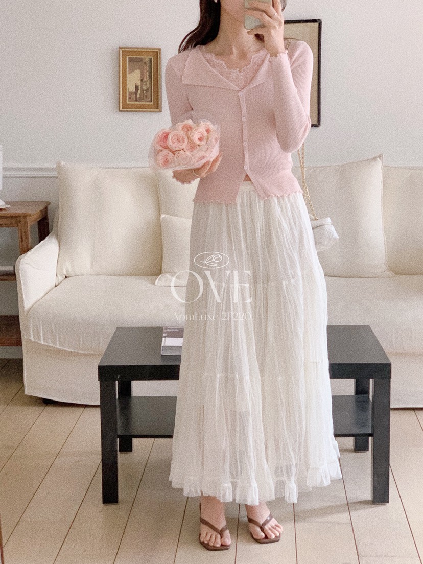 OVE韓國直郵女士新品休閑推薦職業時尚26春夏熱賣人氣長裙OVE長裙