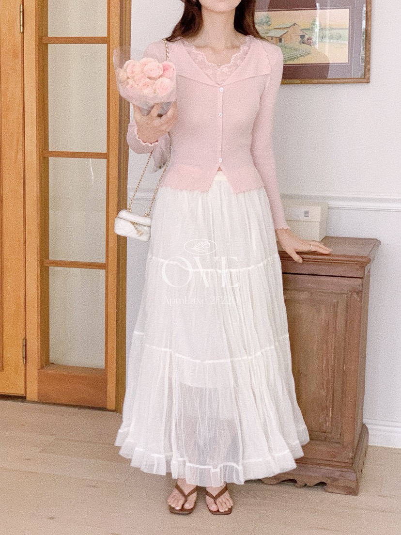 OVE韓國直郵女士新品休閑推薦職業時尚26春夏熱賣人氣長裙OVE長裙