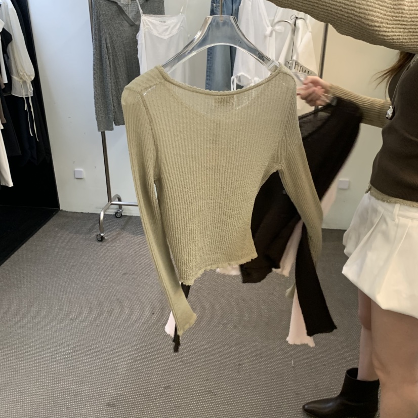 MORE THAN YESTERDAY/LOVE YOU SO MUCH韓國直郵實拍女裝新品時尚針織衫LYSM/MORE THAN YESTERDAY針織衫