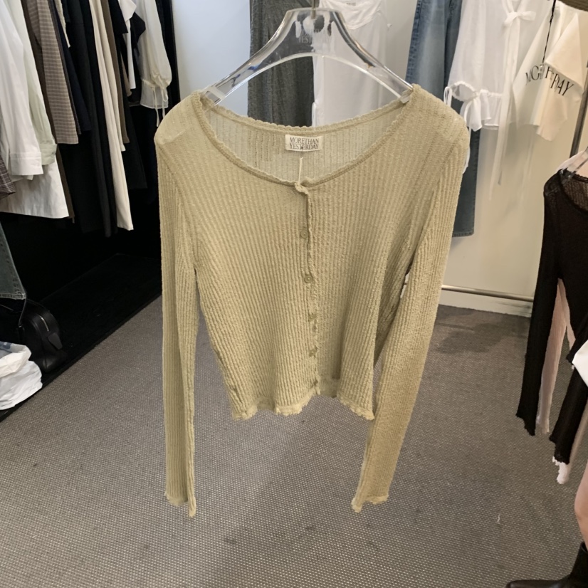 MORE THAN YESTERDAY/LOVE YOU SO MUCH韓國直郵實拍女裝新品時尚針織衫LYSM/MORE THAN YESTERDAY針織衫圖色1