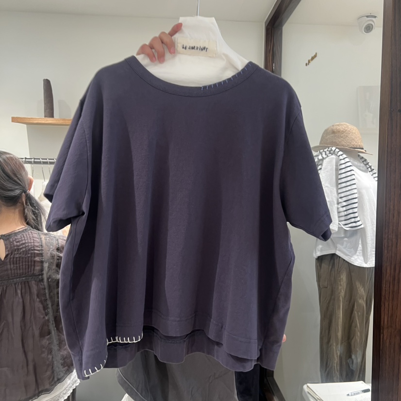 LE JARDINET韓國直郵女士新品熱賣時尚休閑推薦人氣26春夏T恤LE JARDINETT恤圖色2