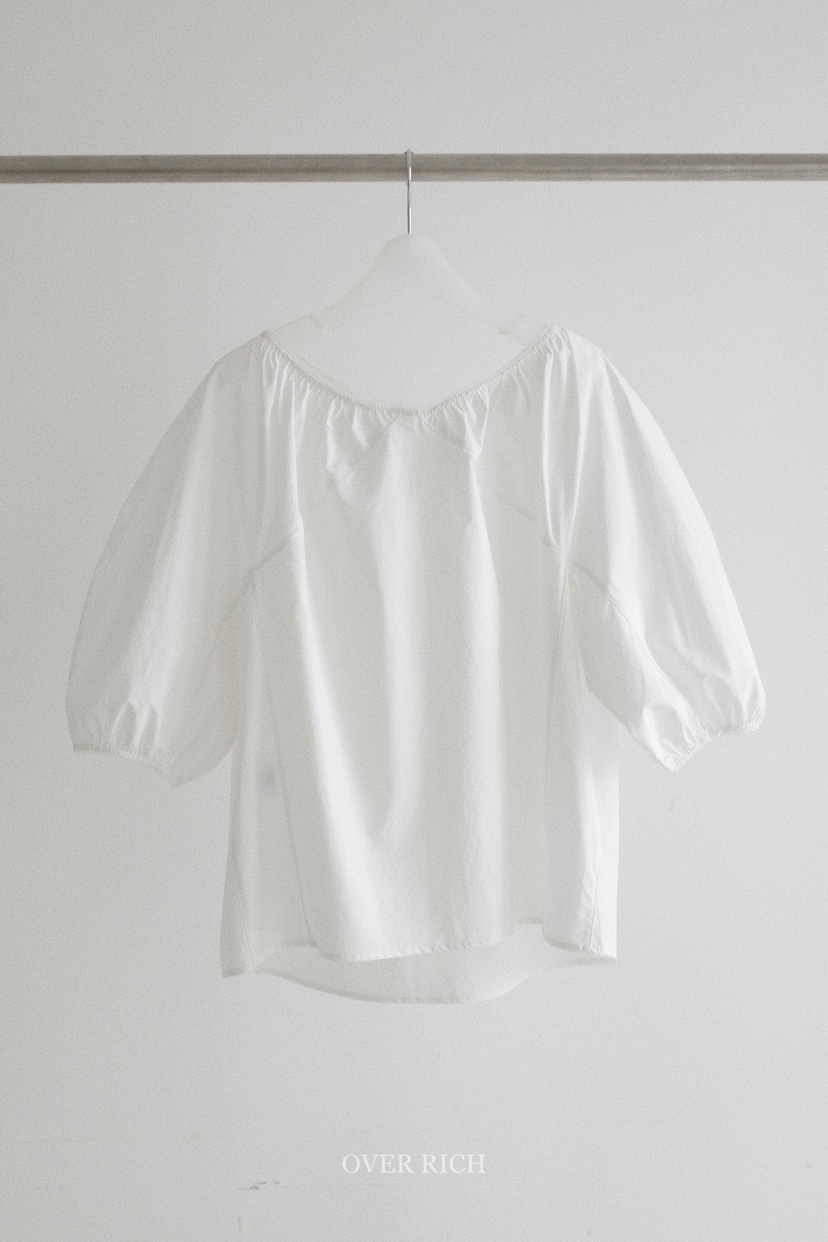 OVER RICH韓國代購女裝新款休閑熱賣26春夏人氣襯衫蕾絲衫OVER RICH襯衫/蕾絲衫