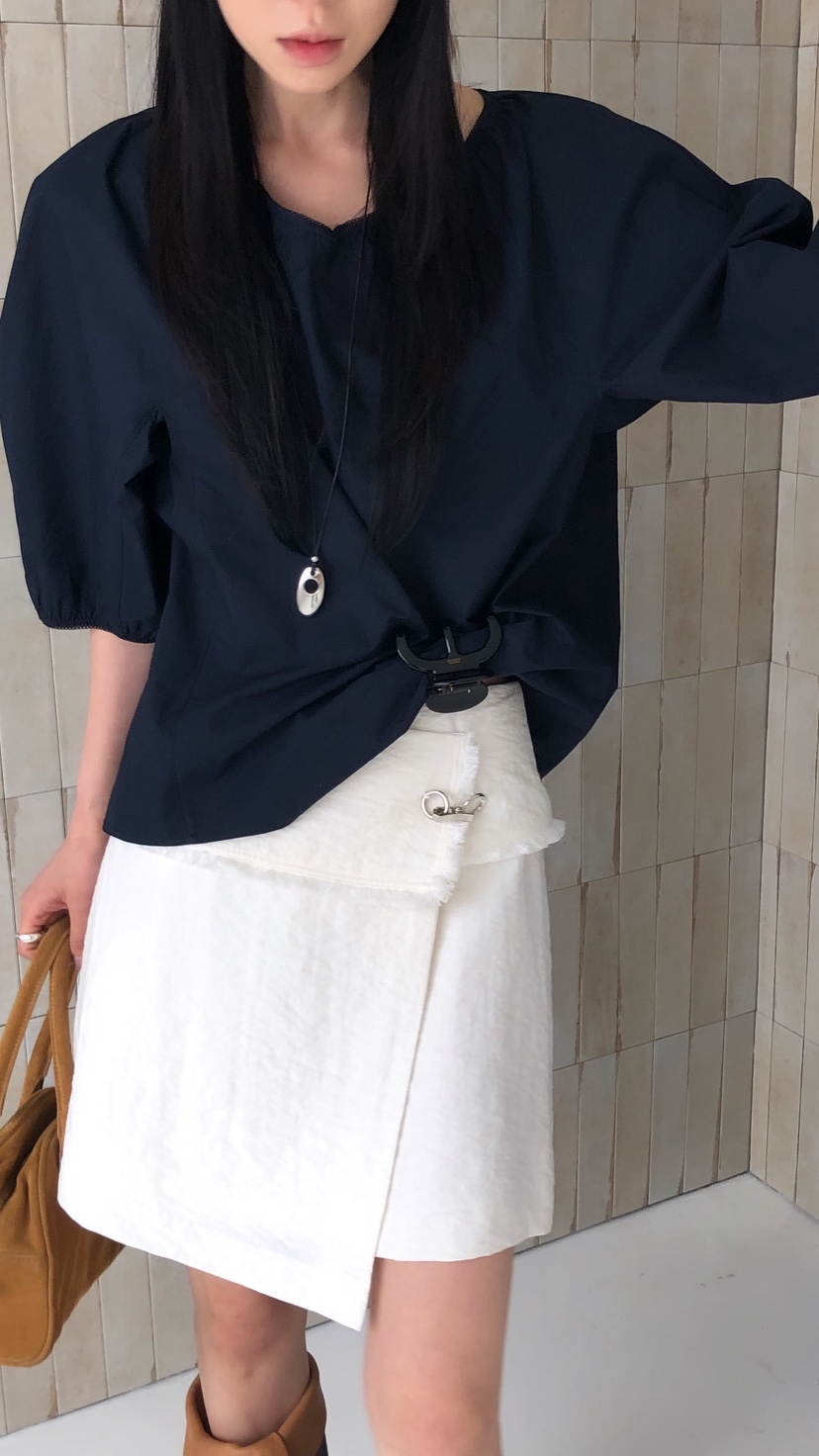 OVER RICH韓國代購女裝新款休閑熱賣26春夏人氣襯衫蕾絲衫OVER RICH襯衫/蕾絲衫