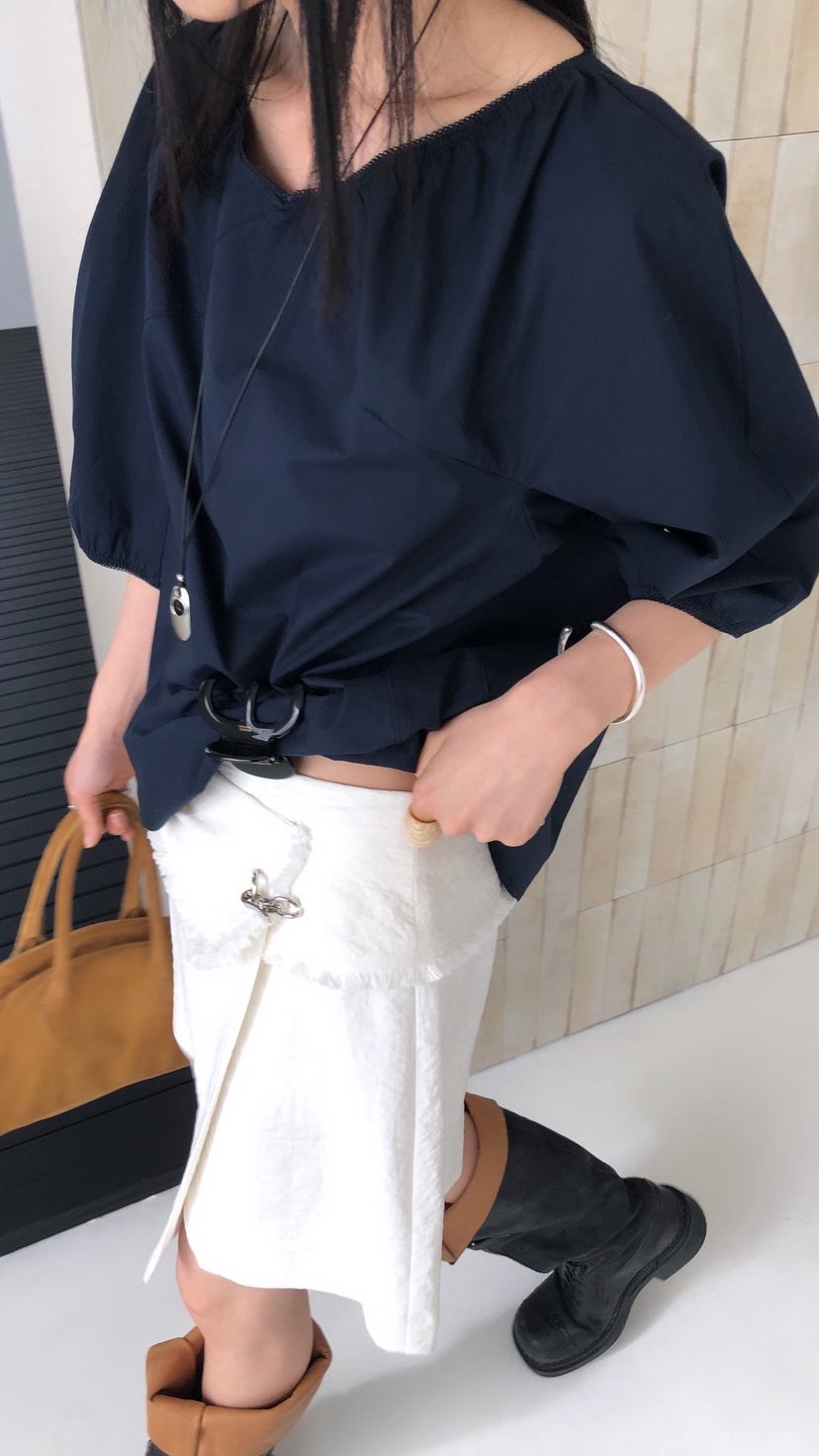 OVER RICH韓國代購女裝新款休閑熱賣26春夏人氣襯衫蕾絲衫OVER RICH襯衫/蕾絲衫