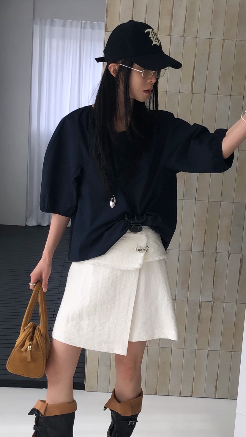 OVER RICH韓國代購女裝新款休閑熱賣26春夏人氣襯衫蕾絲衫OVER RICH襯衫/蕾絲衫