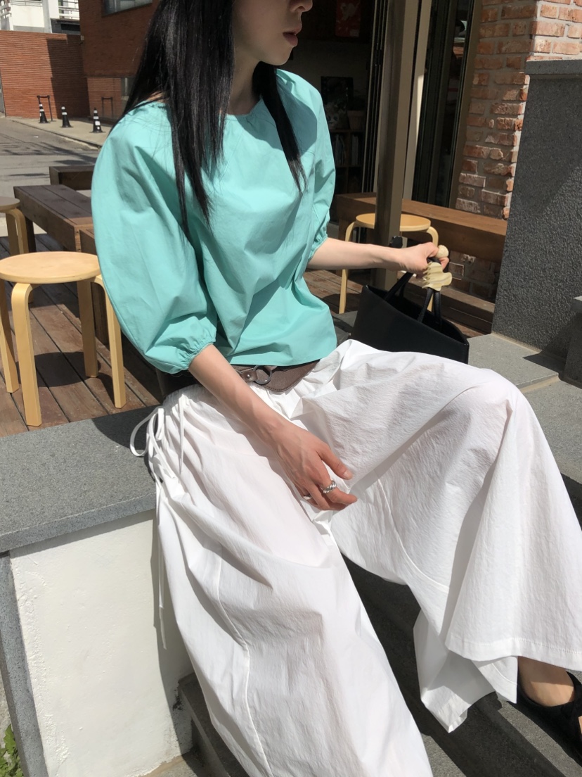 OVER RICH韓國代購女裝新款休閑熱賣26春夏人氣襯衫蕾絲衫OVER RICH襯衫/蕾絲衫