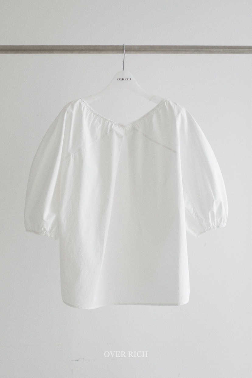 OVER RICH韓國代購女裝新款休閑熱賣26春夏人氣襯衫蕾絲衫OVER RICH襯衫/蕾絲衫圖色2