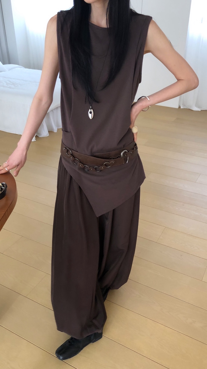 OVER RICH韓國東大門直郵女裝新款時尚推薦人氣職業休閑褲OVER RICH休閑褲