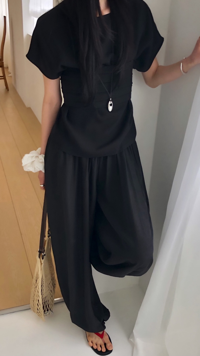 OVER RICH韓國東大門直郵女裝新款時尚推薦人氣職業休閑褲OVER RICH休閑褲