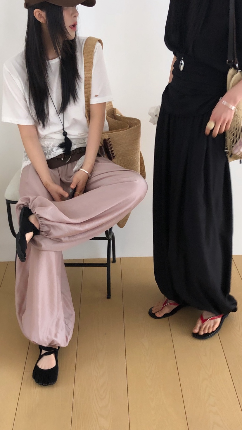 OVER RICH韓國東大門直郵女裝新款時尚推薦人氣職業休閑褲OVER RICH休閑褲