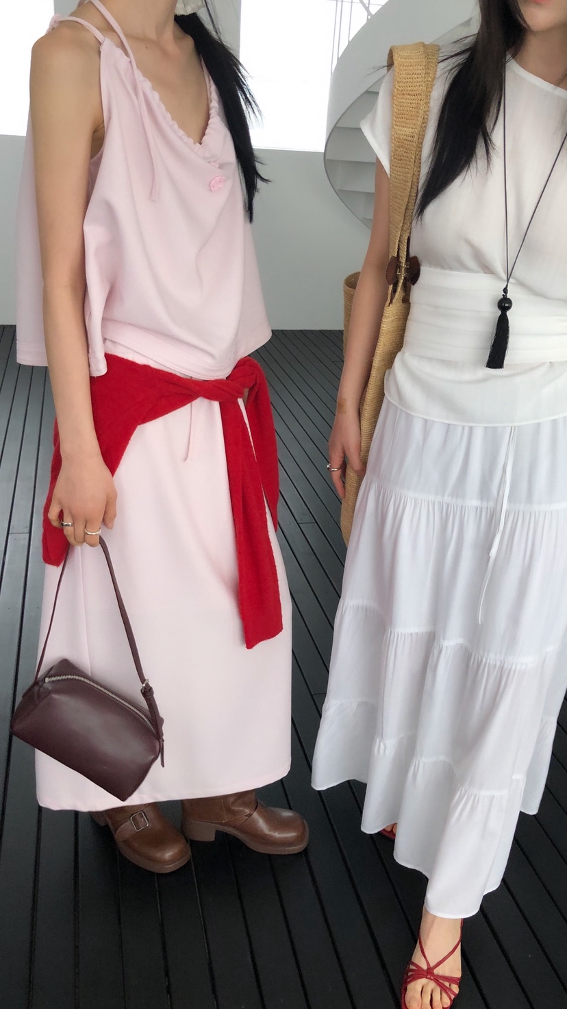 OVER RICH韓國直郵實拍女士新款職業休閑熱賣人氣時尚長裙OVER RICH長裙