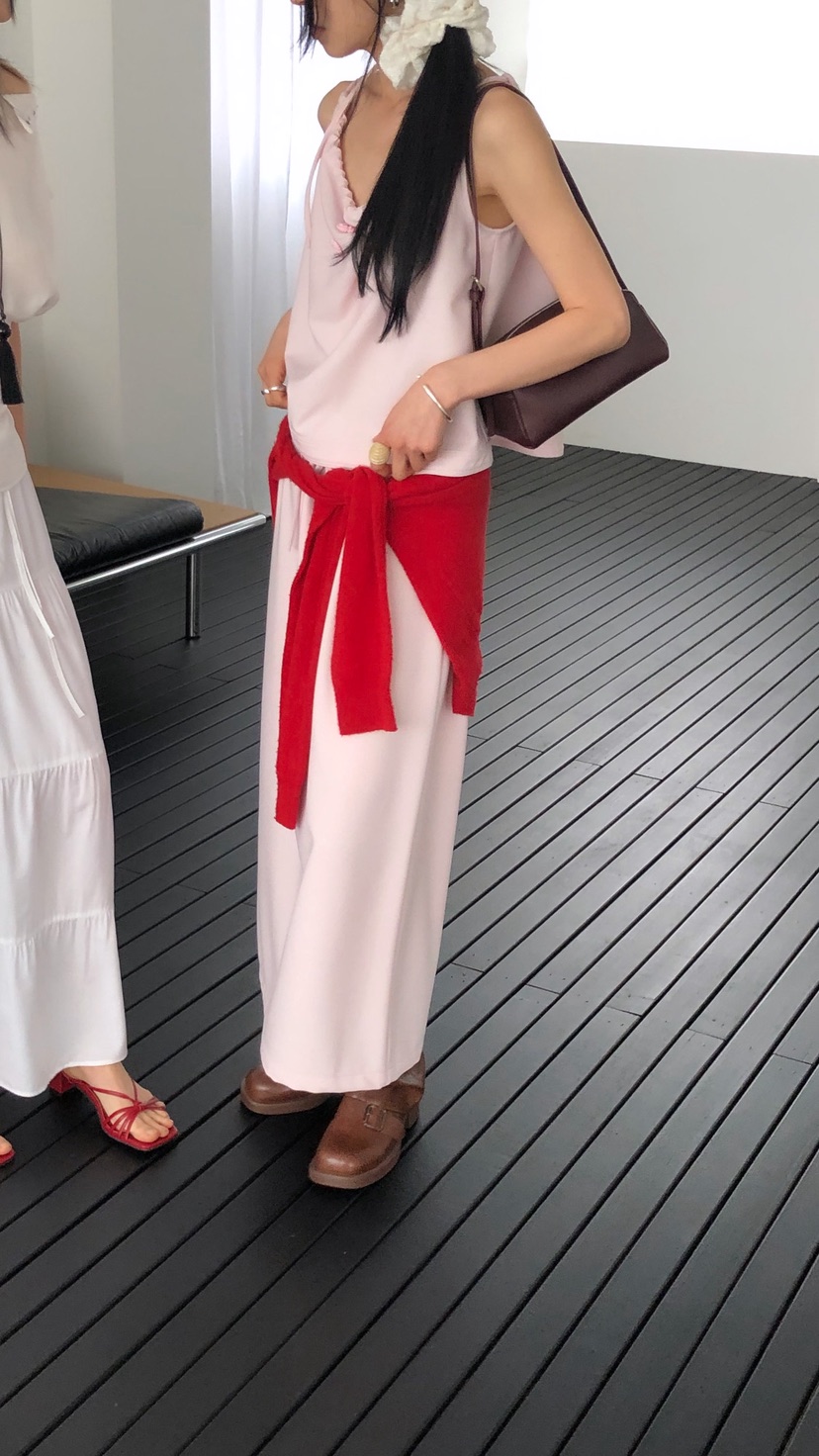 OVER RICH韓國直郵實拍女士新款職業休閑熱賣人氣時尚長裙OVER RICH長裙