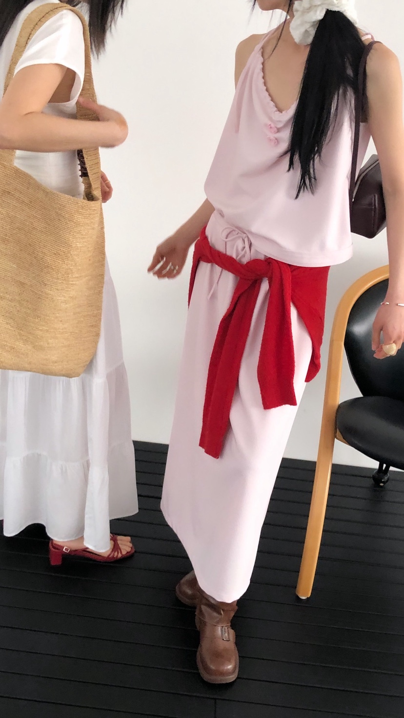 OVER RICH韓國直郵女士新品人氣26春夏職業推薦吊帶背心OVER RICH吊帶/背心