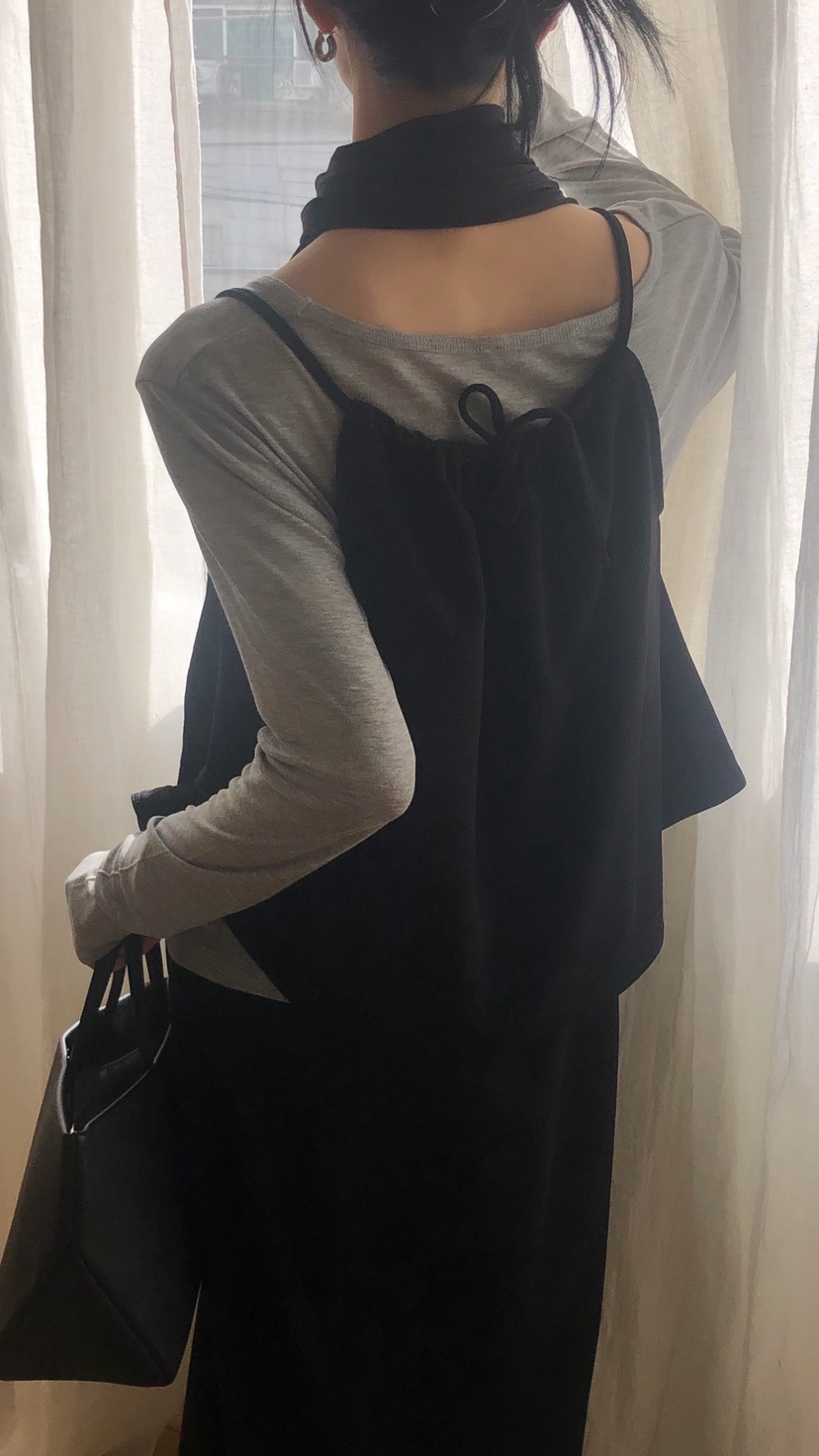 OVER RICH韓國直郵女士新品人氣26春夏職業推薦吊帶背心OVER RICH吊帶/背心