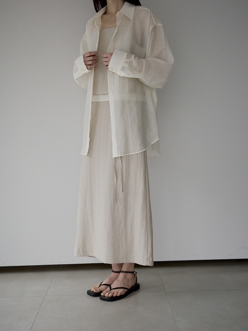 CULLUM韓國東大門代購女裝新品推薦人氣職業熱賣長裙含腰繩CULLUM長裙