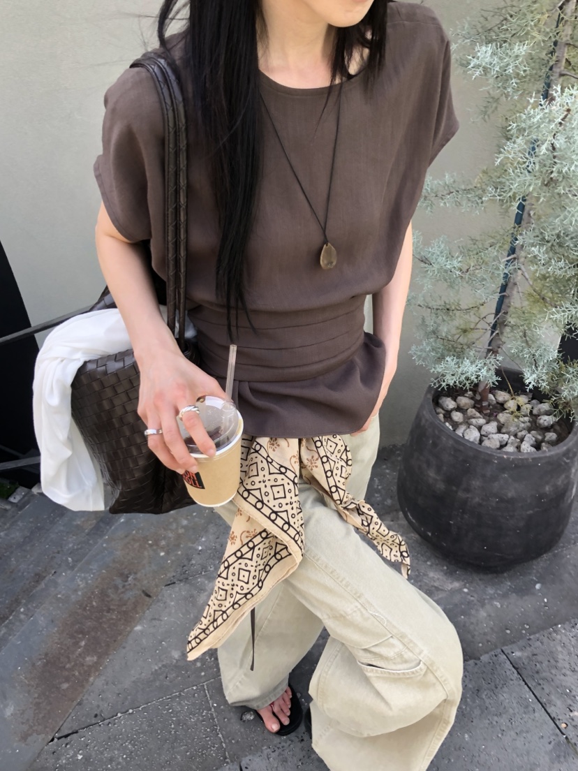 OVER RICH韓國直郵實拍女裝新款26春夏休閑時尚套裝腰帶OVER RICH套裝