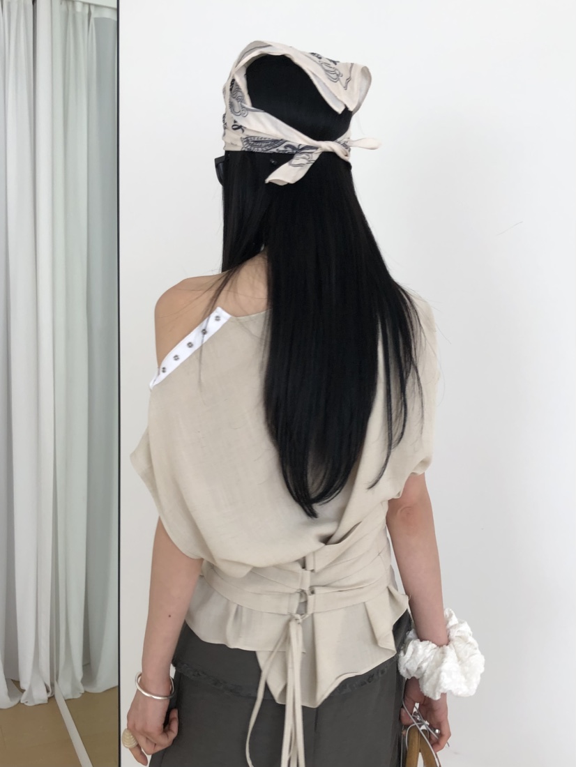 OVER RICH韓國直郵實拍女裝新款26春夏休閑時尚套裝腰帶OVER RICH套裝