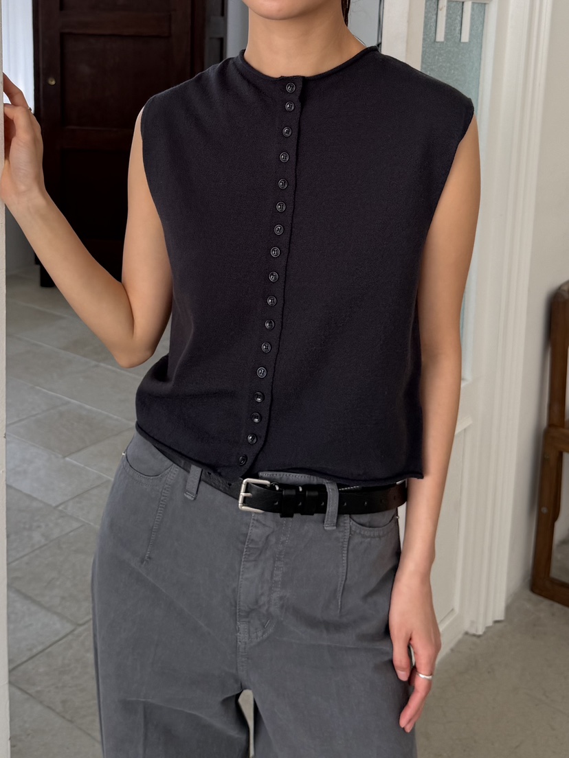 KARE/WEREPIECE韓國代購女士新款推薦人氣休閑26春夏馬甲紐扣KARE/WEREPIECE馬甲