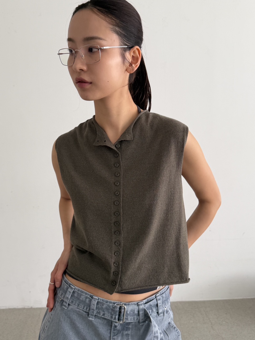 KARE/WEREPIECE韓國代購女士新款推薦人氣休閑26春夏馬甲紐扣KARE/WEREPIECE馬甲