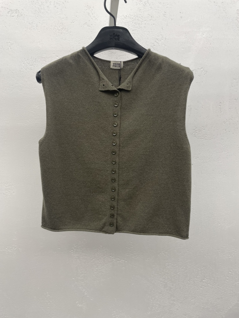 KARE/WEREPIECE韓國代購女士新款推薦人氣休閑26春夏馬甲紐扣KARE/WEREPIECE馬甲圖色1