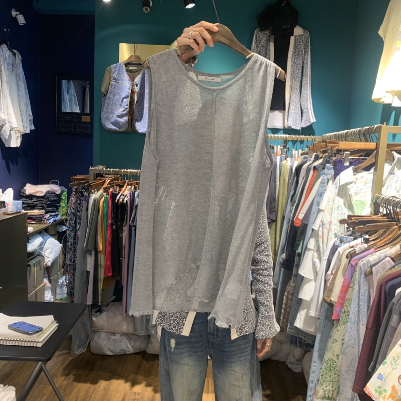 MERCI LINDA韓國代購女裝新款職業人氣休閑吊帶背心長款MERCI LINDA吊帶/背心圖色3