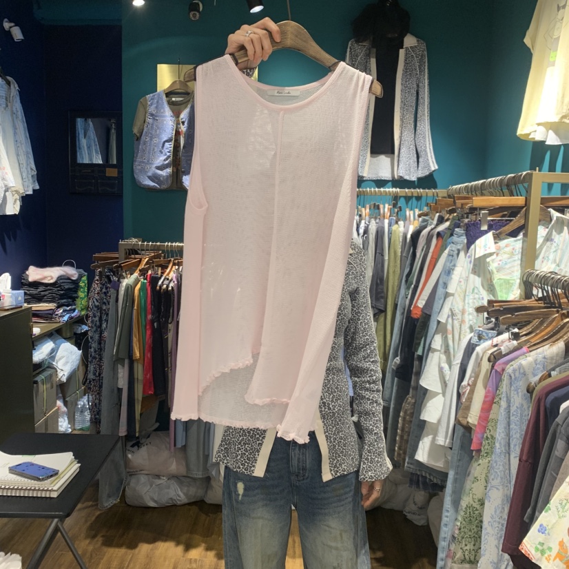 MERCI LINDA韓國代購女裝新款職業人氣休閑吊帶背心長款MERCI LINDA吊帶/背心圖色4