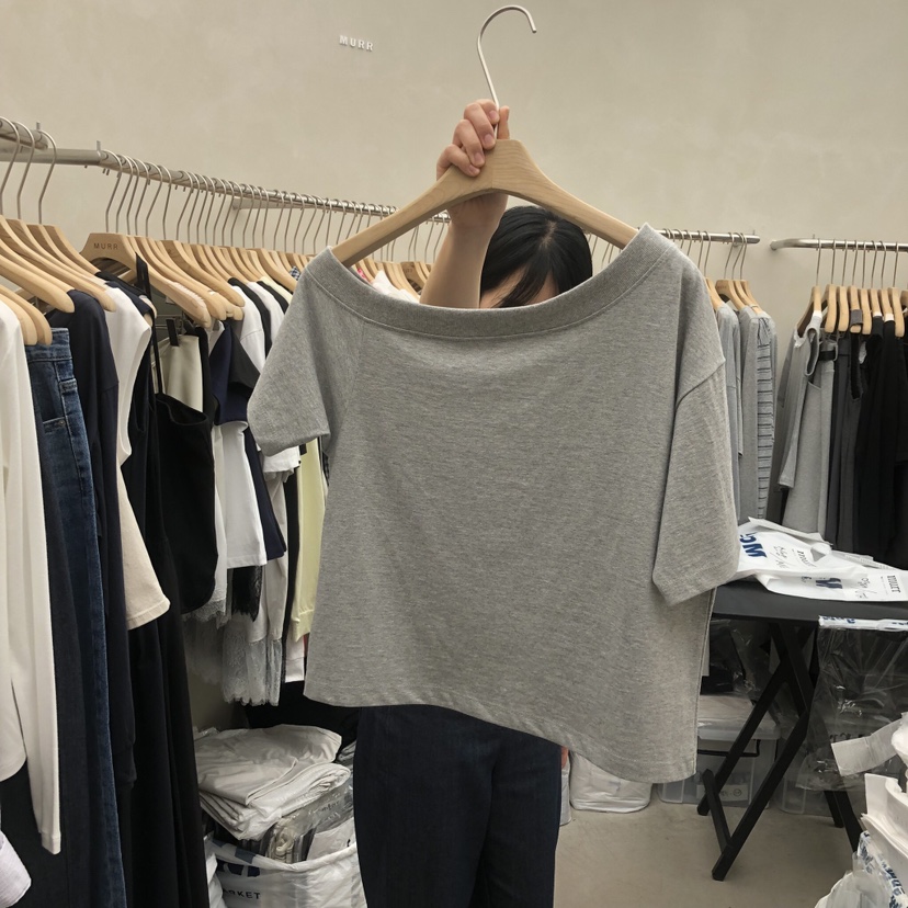MURR韓國代購女士新款休閑推薦26春夏時尚職業熱賣人氣T恤MURRT恤