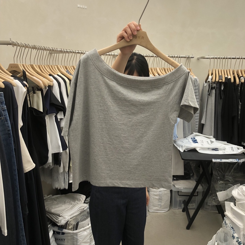 MURR韓國代購女士新款休閑推薦26春夏時尚職業熱賣人氣T恤MURRT恤圖色2