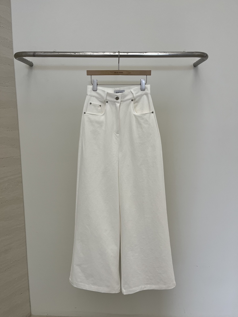 AMUSE SEOUL韓國東大門直郵女裝新品26春夏人氣熱賣休閑褲AMUSE SEOUL休閑褲圖色1