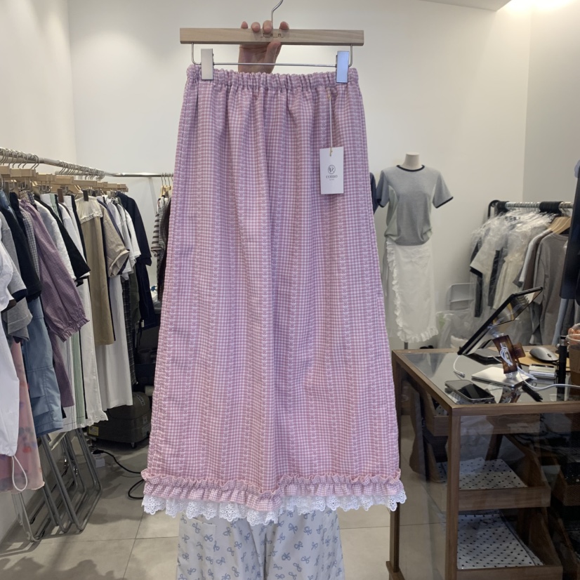 TAN&amp;COMO韓國東大門代購女士新品人氣26春夏半身裙中短裙tan-COMO半身裙/中短裙圖色2