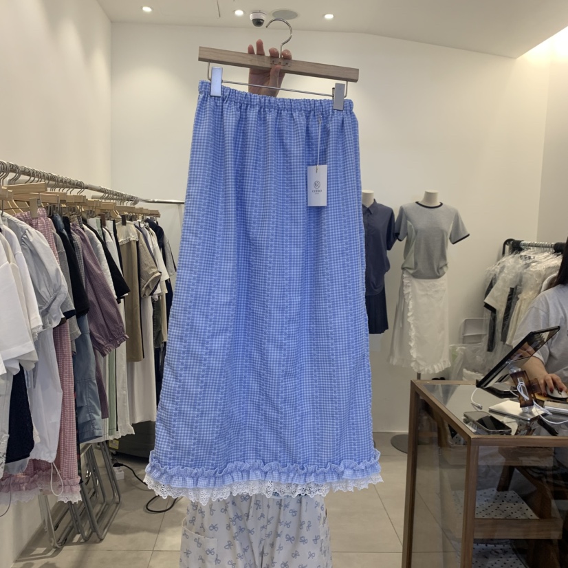 TAN&amp;COMO韓國東大門代購女士新品人氣26春夏半身裙中短裙tan-COMO半身裙/中短裙圖色3