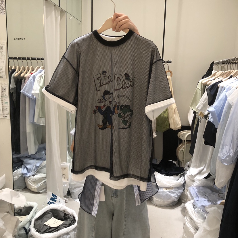 YUNBAL韓國東大門直郵女裝新品人氣推薦熱賣26春夏時尚T恤YUNBALT恤