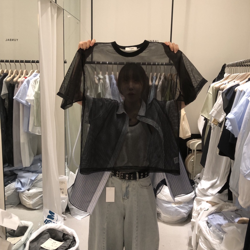 YUNBAL韓國東大門直郵女裝新品人氣推薦熱賣26春夏時尚T恤YUNBALT恤圖色2