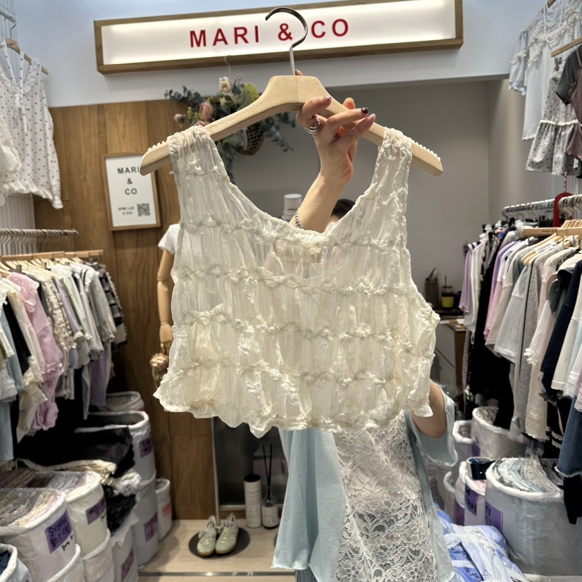 MARI CO韓國東大門直郵女士新款時尚推薦吊帶背心不含內搭MARI CO吊帶/背心