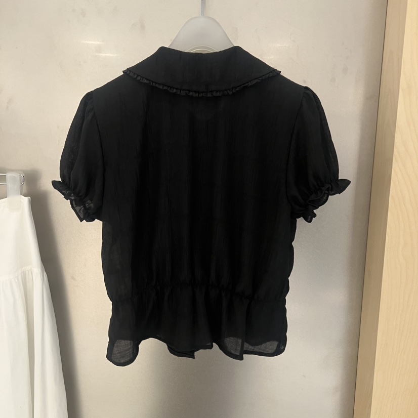 DEUO韓國東大門代購女士新品26春夏人氣時尚推薦襯衫蕾絲衫DEUO襯衫/蕾絲衫