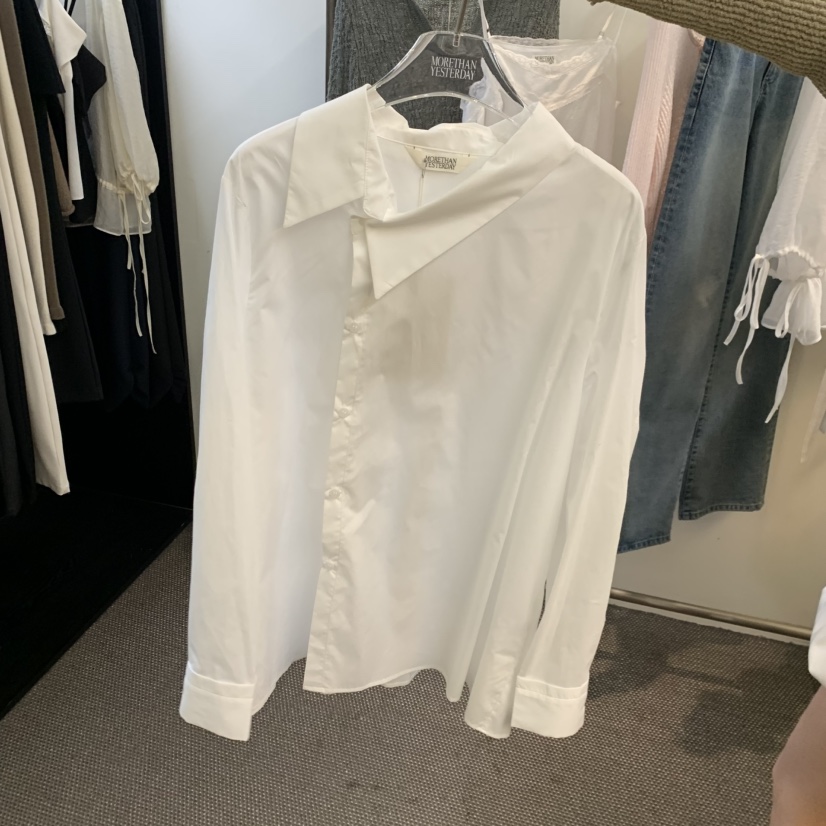 MORE THAN YESTERDAY/LOVE YOU SO MUCH韓國東大門直郵女士新品職業襯衫蕾絲衫LYSM/MORE THAN YESTERDAY襯衫/蕾絲衫圖色1