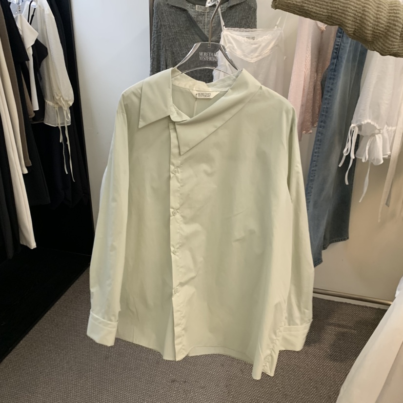 MORE THAN YESTERDAY/LOVE YOU SO MUCH韓國東大門直郵女士新品職業襯衫蕾絲衫LYSM/MORE THAN YESTERDAY襯衫/蕾絲衫圖色2