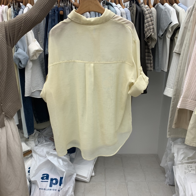 DRESS ROOM韓國直郵女士新款人氣休閑職業時尚襯衫蕾絲衫DRESS ROOM襯衫/蕾絲衫