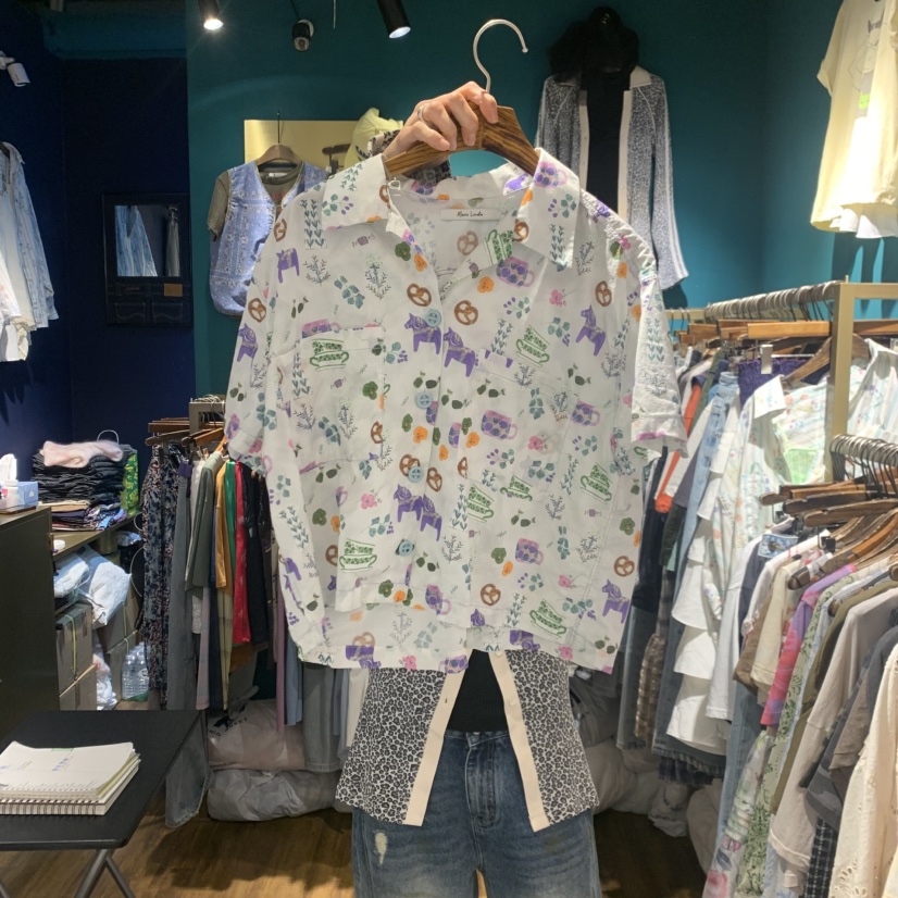 MERCI LINDA韓國直郵實拍女士新品熱賣26春夏襯衫蕾絲衫MERCI LINDA襯衫/蕾絲衫圖色2